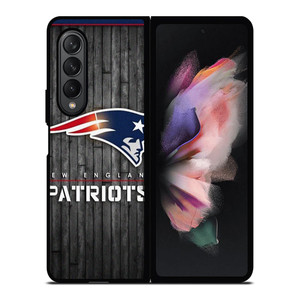 NEW ENGLAND PATRIOTS NFL WOOD LOGO Samsung Galaxy Z Fold 3 Case Cover