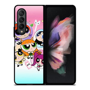 NEW JEANS KPOP X POWERPUFF GIRLS CARTOON Samsung Galaxy Z Fold 3 Case Cover