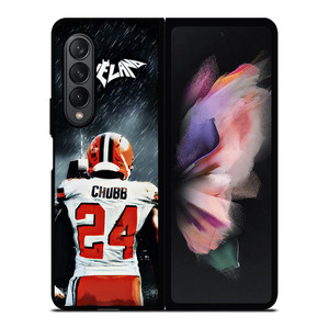 NICK CHUBB CLEVELAND BROWNS Samsung Galaxy Z Fold 3 Case Cover