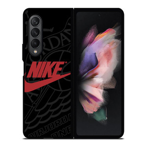 NIKE AIR JORDAN ONE JUMPMAN LOGO Samsung Galaxy Z Fold 3 Case Cover