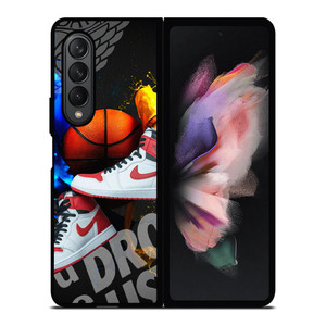 NIKE AIR JORDAN SPLASHED SNEAKERS Samsung Galaxy Z Fold 3 Case Cover