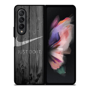 NIKE JUST DO IT WOODEN LOGO Samsung Galaxy Z Fold 3 Case Cover