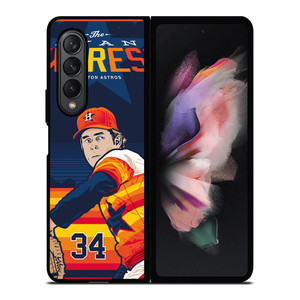 NOLAN RYAN HOUSTON ASTROS Samsung Galaxy Z Fold 3 Case Cover