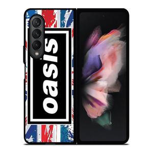 OASIS UNION JACK FLAG Samsung Galaxy Z Fold 3 Case Cover