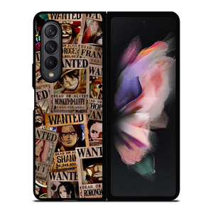 ONE PIECE WANTED POSTER COLLECTION Samsung Galaxy Z Fold 3 Case Cover
