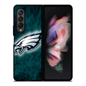 PHILADELPHIA EAGLES SMOKED LOGO Samsung Galaxy Z Fold 3 Case Cover PHILADELPHIA EAGLES SMOKED LOGO Samsung Galaxy Z Fold 3 Case Cover