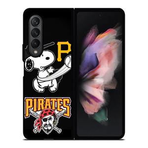 PITTSBURGH PIRATES SNOOPY BASEBALL Samsung Galaxy Z Fold 3 Case Cover