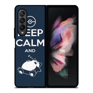 POKEMON SLEEP SNORLAX GAMES Samsung Galaxy Z Fold 3 Case Cover