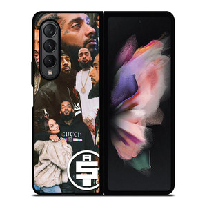 RAPPER NIPSEY HUSSLE COLLAGE Samsung Galaxy Z Fold 3 Case Cover