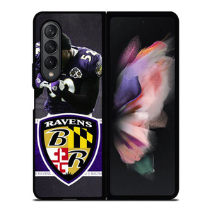 RAY LEWIS BALTIMORE RAVENS LOGO Samsung Galaxy Z Fold 3 Case Cover
