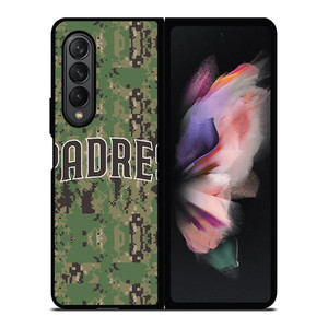 SAN DIEGO PADRES CAMO LOGO Samsung Galaxy Z Fold 3 Case Cover