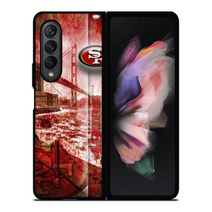 SAN FRANCISCO 49ERS GRUNGE LOGO Samsung Galaxy Z Fold 3 Case Cover