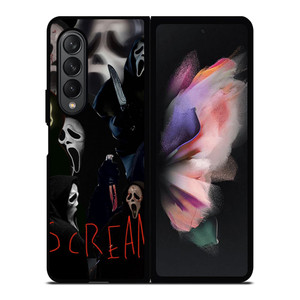 SCREAM GHOST COLLAGE Samsung Galaxy Z Fold 3 Case Cover