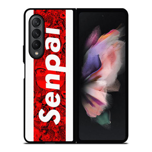SENPAI ANIME STRIPE LOGO Samsung Galaxy Z Fold 3 Case Cover
