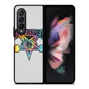 THRASHER SKATEBOARD TIE DYE LOGO Samsung Galaxy Z Fold 3 Case Cover