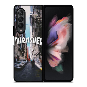 THRASHER SKATEBOARD URBAN CITY LOGO Samsung Galaxy Z Fold 3 Case Cover