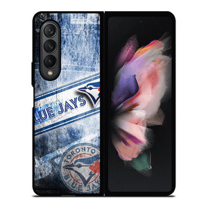 TORONTO BLUE JAYS MLB GRUNGE LOGO Samsung Galaxy Z Fold 3 Case Cover