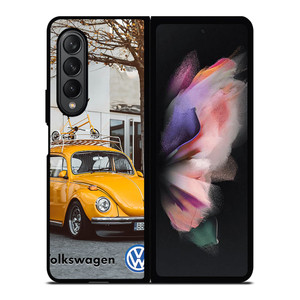 VOLKSWAGEN BEETLE YELLOW Samsung Galaxy Z Fold 3 Case Cover