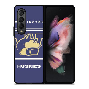 WASHINGTON HUSKIES FOOTBALL LOGO Samsung Galaxy Z Fold 3 Case Cover