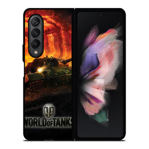 WORLD OF TANKS ONLINE GAMES LOGO 2 Samsung Galaxy Z Fold 3 Case Cover