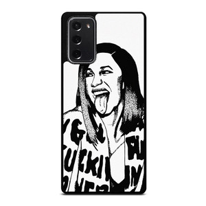CARDI B CARTOON ILLUSTRATION Samsung Galaxy Note 20 Case Cover CARDI B CARTOON ILLUSTRATION Samsung Galaxy Note 20 Case Cover