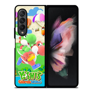 YOSHI CRAFTED WORLD GAMES LOGO Samsung Galaxy Z Fold 3 Case Cover YOSHI CRAFTED WORLD GAMES LOGO Samsung Galaxy Z Fold 3 Case Cover