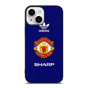 ADIDAS MANCHESTER UNITED SHARP RETRO LOGO iPhone 13 Mini Case Cover