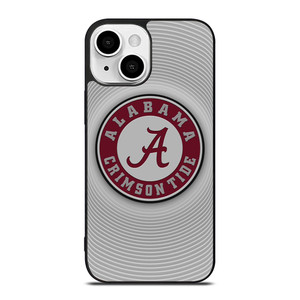 ALABAMA CRIMSON TIDE CIRCLE TEXTURE iPhone 13 Mini Case Cover ALABAMA CRIMSON TIDE CIRCLE TEXTURE iPhone 13 Mini Case Cover