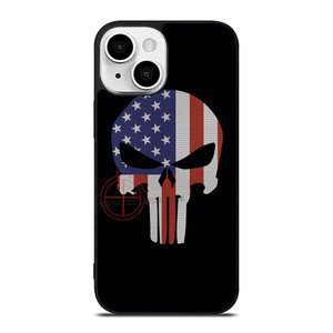 AMERICAN FLAG PUNISHER iPhone 13 Mini Case Cover