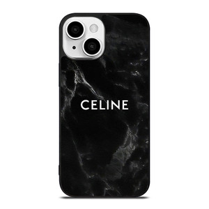 CELINE BLACK LOGO iPhone 13 Mini Case Cover