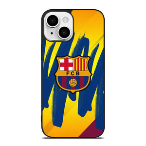 FC BARCELONA BRUSHED LOGO iPhone 13 Mini Case Cover FC BARCELONA BRUSHED LOGO iPhone 13 Mini Case Cover