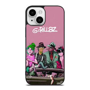 GORILLAZ BAND PINK iPhone 13 Mini Case Cover GORILLAZ BAND PINK iPhone 13 Mini Case Cover