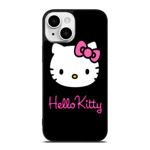 HELLO KITTY CUTE BLACK iPhone 13 Mini Case Cover