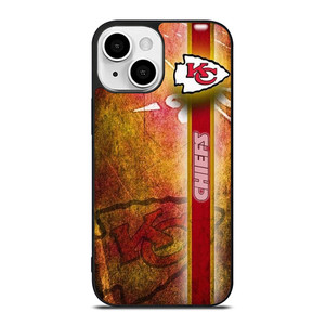 KANSAS CITY CHIEFS NFL GRUNGE LOGO iPhone 13 Mini Case Cover