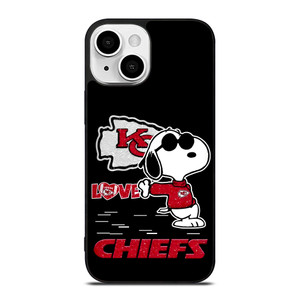 KANSAS CITY CHIEFS NFL SNOOPY iPhone 13 Mini Case Cover