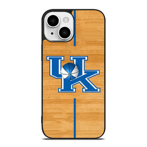 KENTUCKY WILDCATS BASKETBALL WOOD SYMBOL iPhone 13 Mini Case Cover