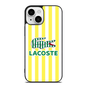 LACOSTE YELLOW STRIPE iPhone 13 Mini Case Cover