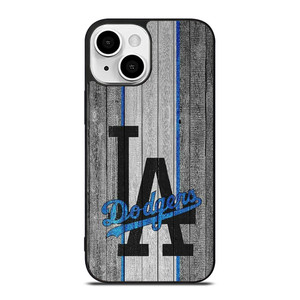 LOS ANGELES DODGERS BASEBALL WOOD LOGO iPhone 13 Mini Case Cover