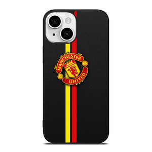 MANCHESTER UNITED STRIPE LOGO iPhone 13 Mini Case Cover