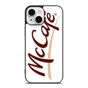MCDONALD MCCAFE LOGO WHITE iPhone 13 Mini Case Cover