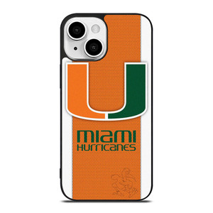 MIAMI HURRICANES SYMBOL CARBON iPhone 13 Mini Case Cover MIAMI HURRICANES SYMBOL CARBON iPhone 13 Mini Case Cover