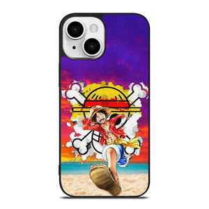 MONKEY D LUFFY ONE PIECE BEACH iPhone 13 Mini Case Cover MONKEY D LUFFY ONE PIECE BEACH iPhone 13 Mini Case Cover