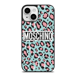 MOSCHINO LEOPARD SKIN iPhone 13 Mini Case Cover