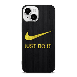 NIKE JUST DO IT WOOD LOGO YELLOW iPhone 13 Mini Case Cover NIKE JUST DO IT WOOD LOGO YELLOW iPhone 13 Mini Case Cover