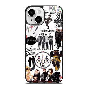 POP PUNK ROCK BAND COLLAGE iPhone 13 Mini Case Cover