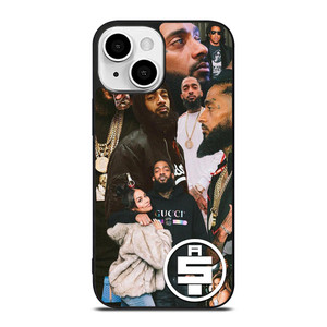 RAPPER NIPSEY HUSSLE COLLAGE iPhone 13 Mini Case Cover