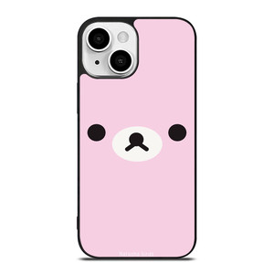 RILAKKUMA BEAR PINK MINIMALIST iPhone 13 Mini Case Cover