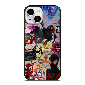 SPIDERMAN INTO THE SPIDER VERSE COLLAGE iPhone 13 Mini Case Cover