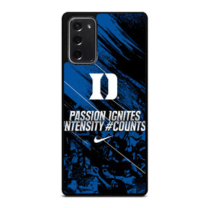 DUKE BLUE DEVILS NIKE SLOGAN Samsung Galaxy Note 20 Case Cover DUKE BLUE DEVILS NIKE SLOGAN Samsung Galaxy Note 20 Case Cover