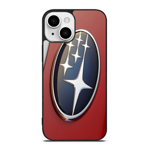 SUBARU CAR RED EMBLEM iPhone 13 Mini Case Cover